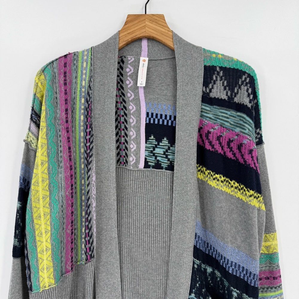 Anthropologie Daily Practice Patchwork Contrast K… - image 4